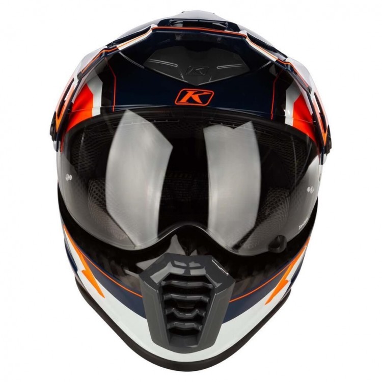 Klim Krios Pro Carbon Adv Rally Motosiklet Kaskı Oranj